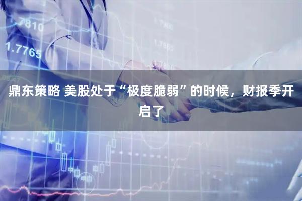 鼎东策略 美股处于“极度脆弱”的时候，财报季开启了